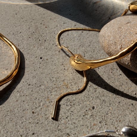 Metal art snake bangle
