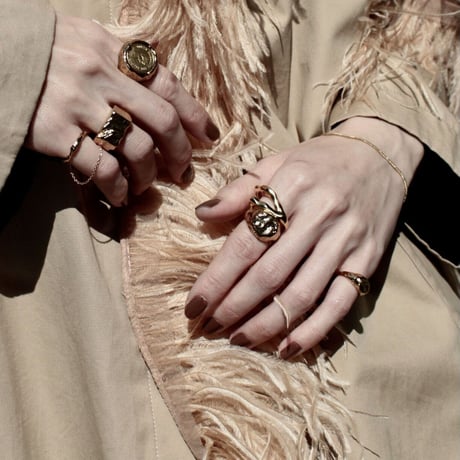 Aging pinky cuff ring (1P)