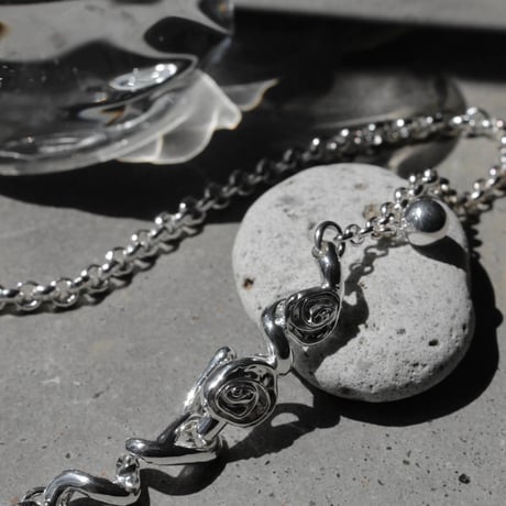 Rose hook necklace