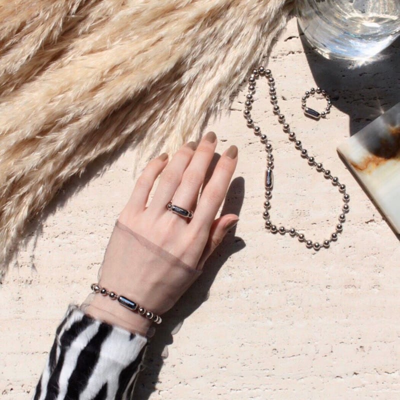 Ball chain ring［Unisex line］ | Soierie WEB STORE