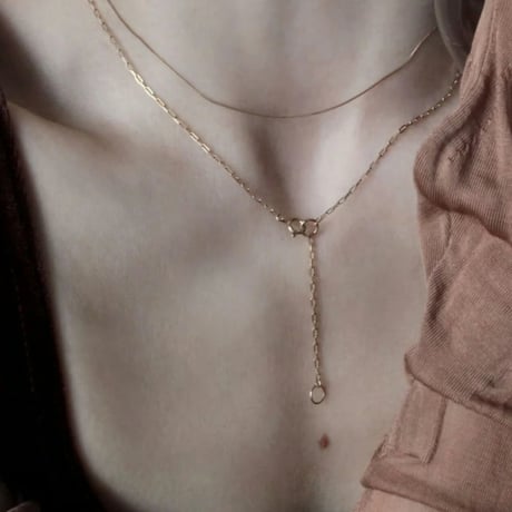 norme necklace (Bold) / K10
