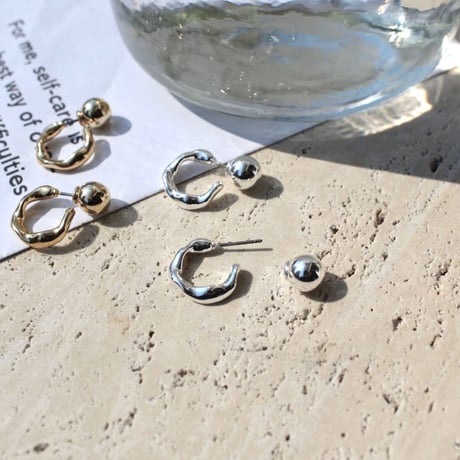 Art screw pierce / Small (2P)