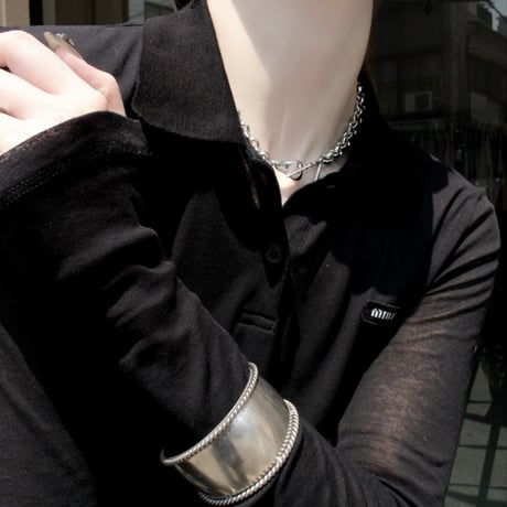 Collar necklace / Light silver