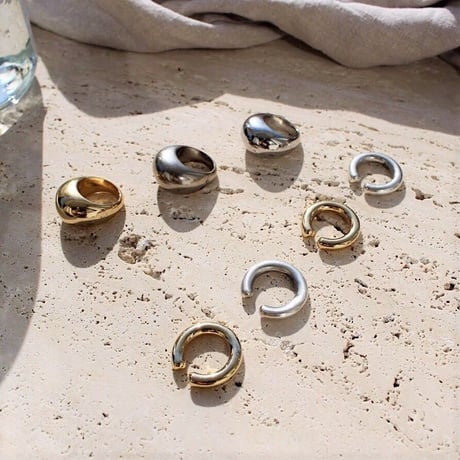 Flow earcuff ring (1P) (one color)