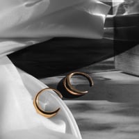 norme clear circle pierce / SV925＋Gold Plated