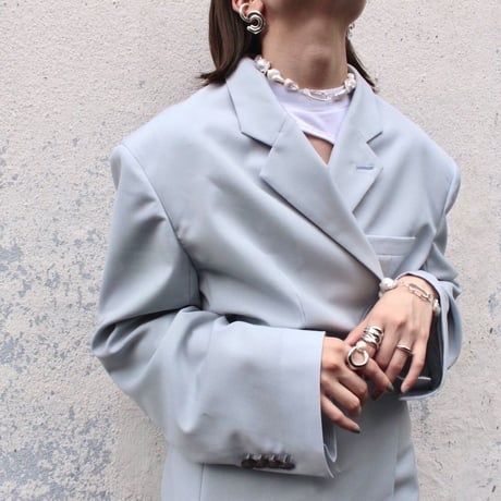 Exude double circle pierce (2P) / One color