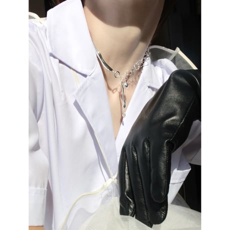 Dripping necklace