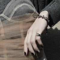 Dark metal ring