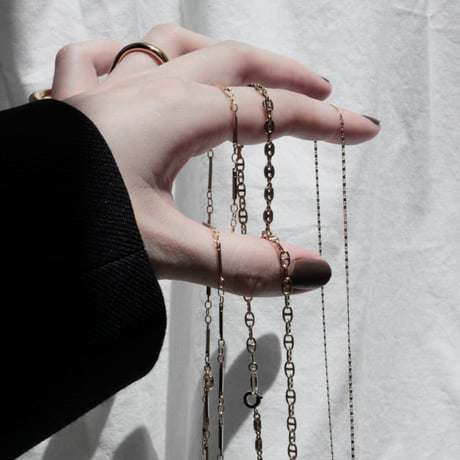 Layered necklace (3P) (one color)