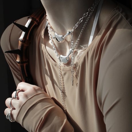 Kinetic art necklace