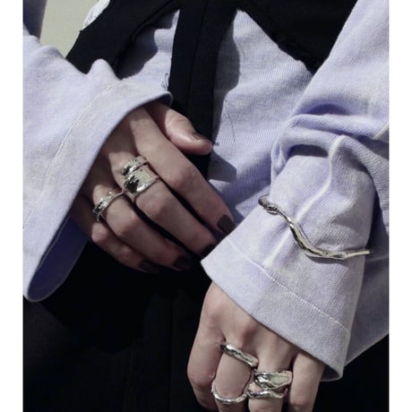Mud wall earcuff ring [Unisex line]