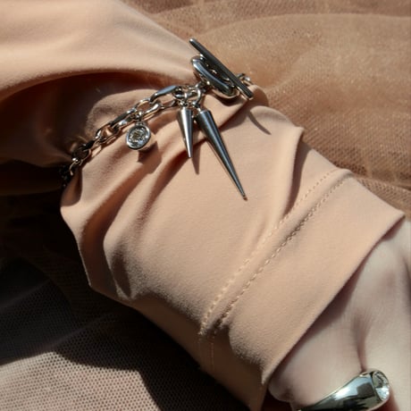 Dark metal bracelet