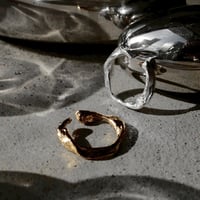 Hair art cuff ring
