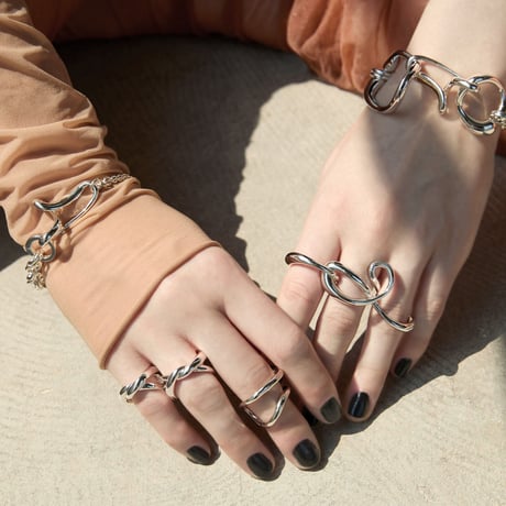 Infinity cuff ring