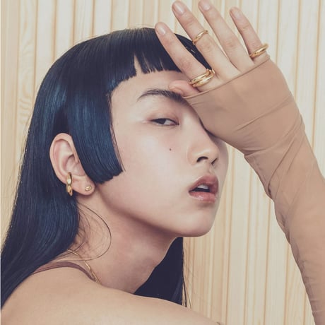 norme earcuff ring (1P)＃12 / SV925＋Gold Plated