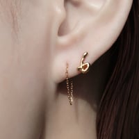 norme numbering pierce (1P) / SV925＋Gold Plated
