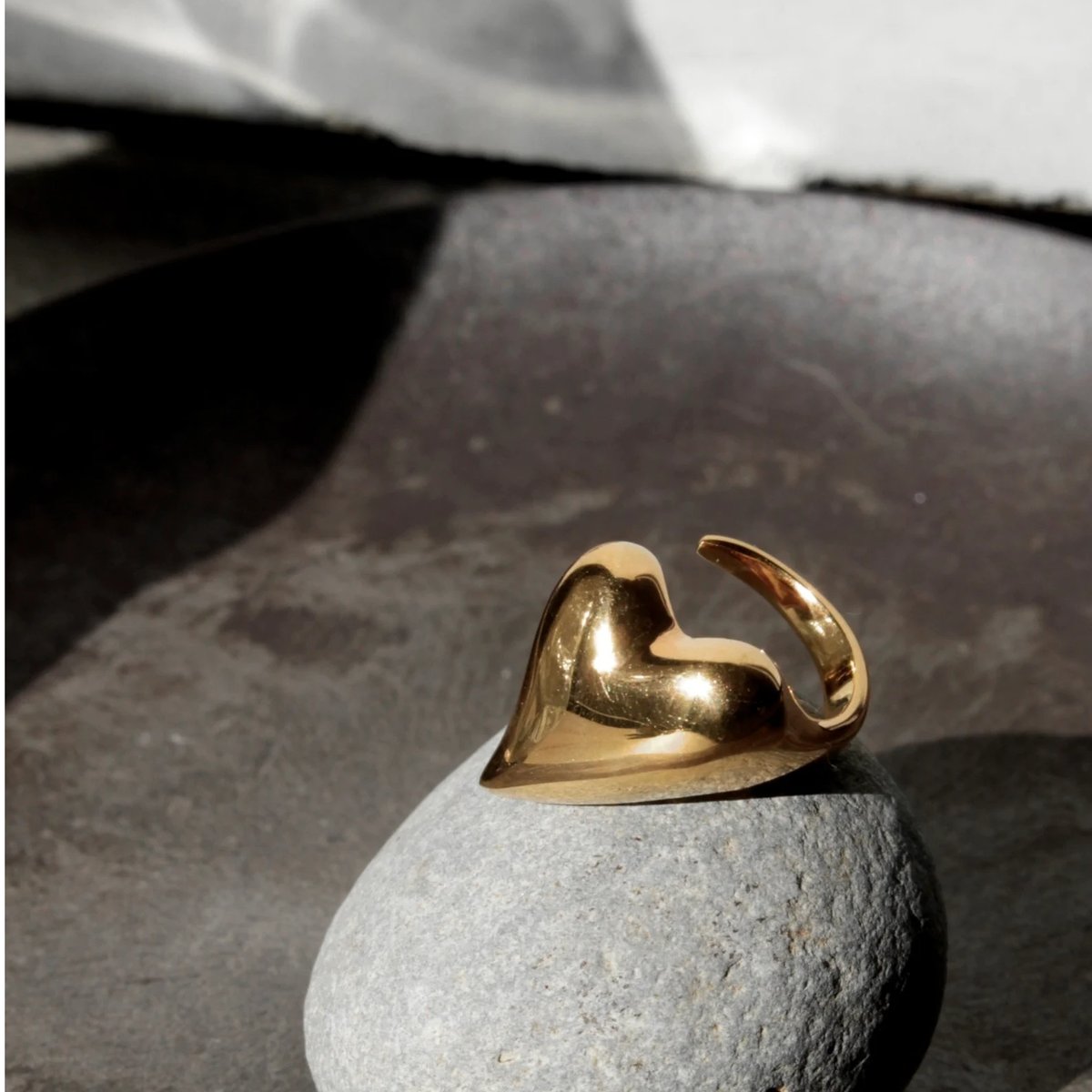 Heart ring / Gold 【Silver 925 product】 | Soieri