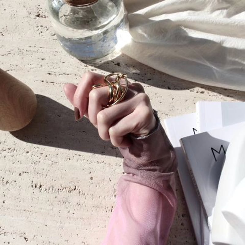 Neo coil earcuff ring (one color) | Soierie Onl Neo coil earcuff ring (one color) | Soierie Onl