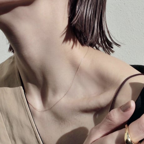 norme necklace (Slim) / K10