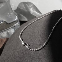 norme ball chain necklace / SV925