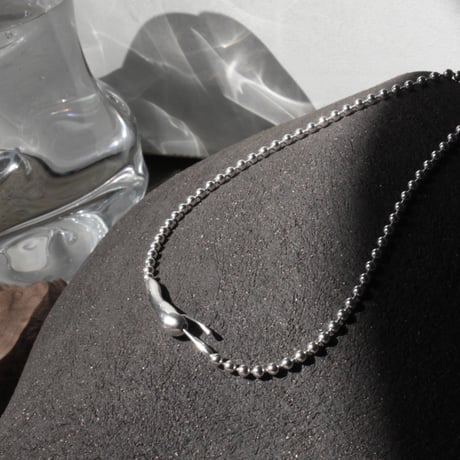 norme ball chain necklace / SV925