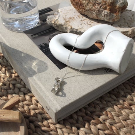 Clay long necklace