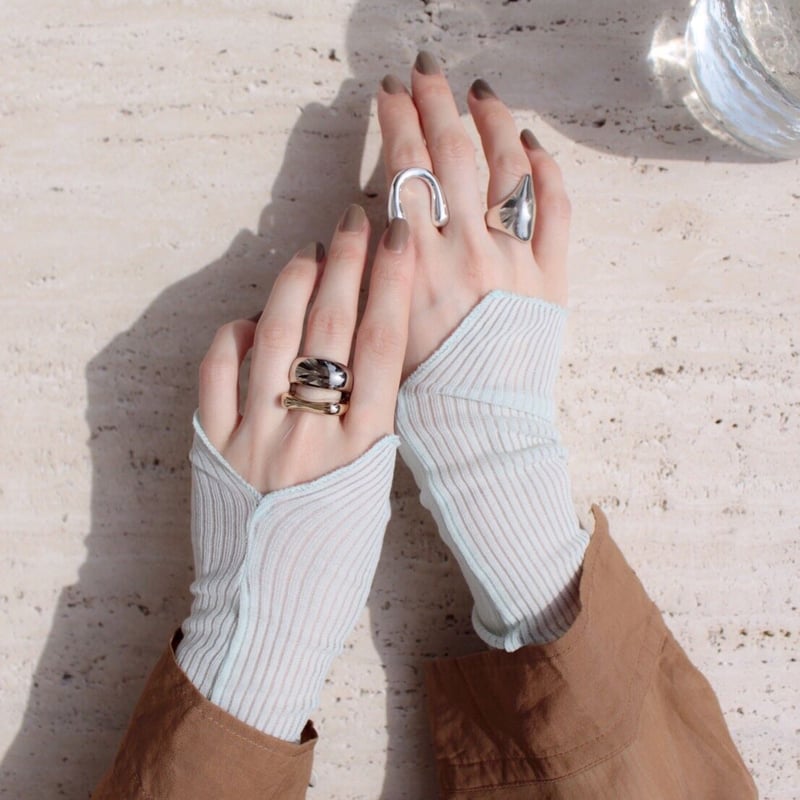 Bone curve ring | Soierie Online Store