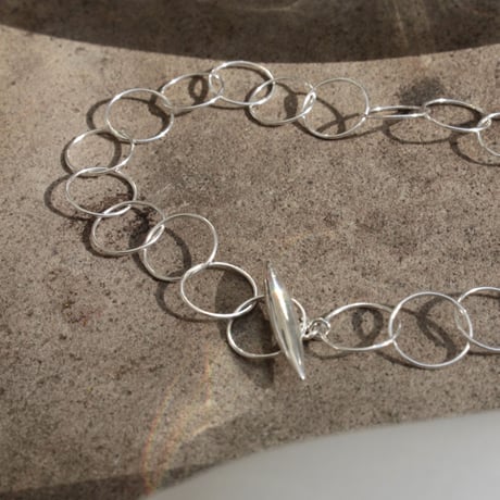 norme clear circle bracelet / SV925