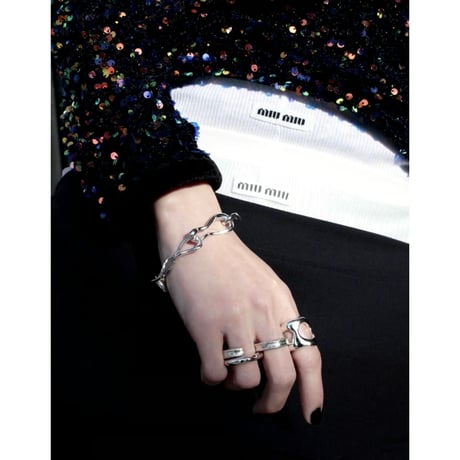 Flower cell ring (gloss)