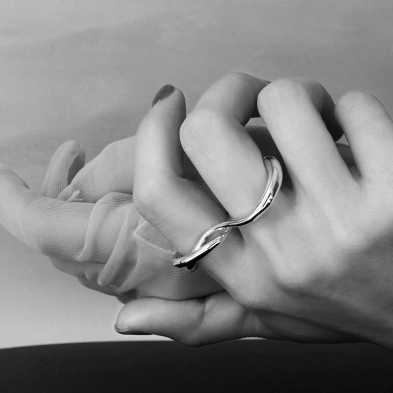 Metal art w ring (one color) | Soierie Online S