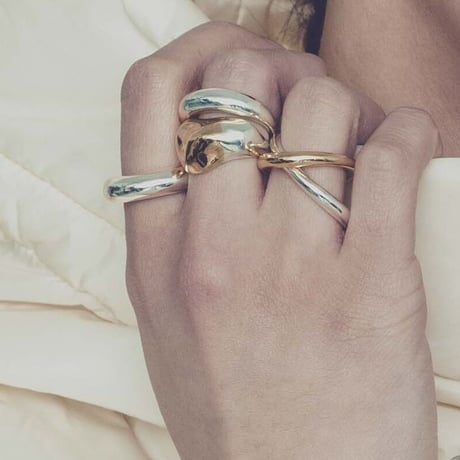 Connect loop earcuff ring (mix color)