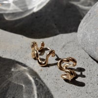 norme pulse hoop pierce / SV925＋Gold Plated