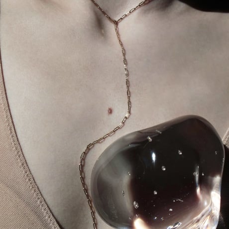norme air metal necklace / K18
