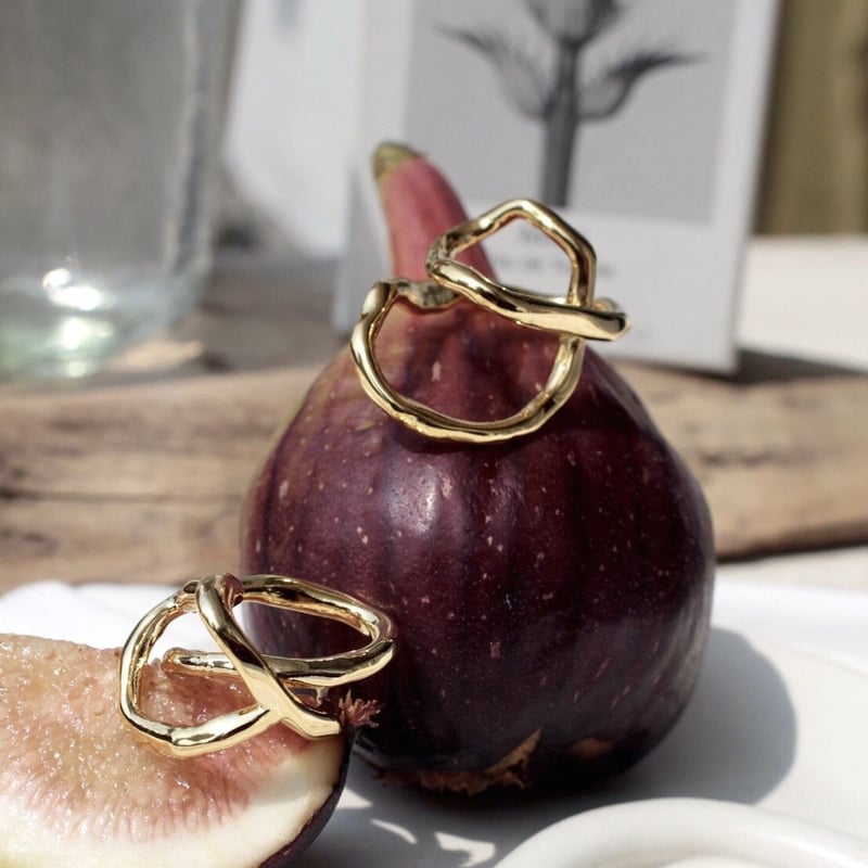 Tangled pinky ring (1P) (one color) | Soierie O