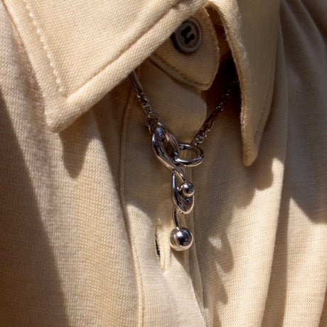 Tribal barbell necklace