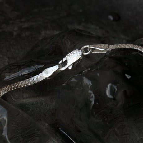 norme flat snake  bracelet / SV925