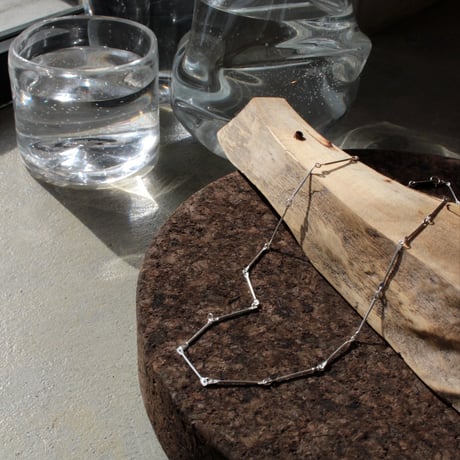 norme bamboo chain necklace (slim) / SV925