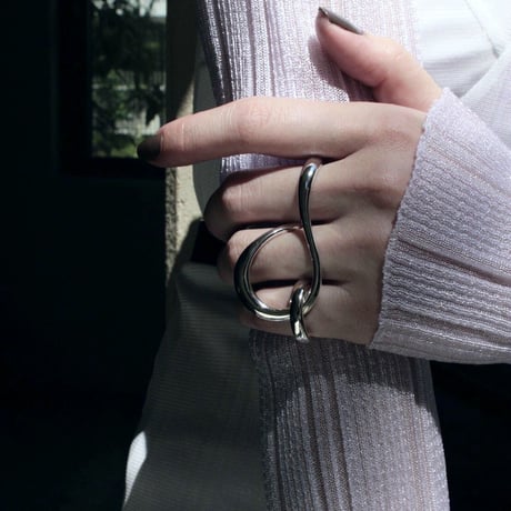 Connect eight loop ring (small/2P) (one color)