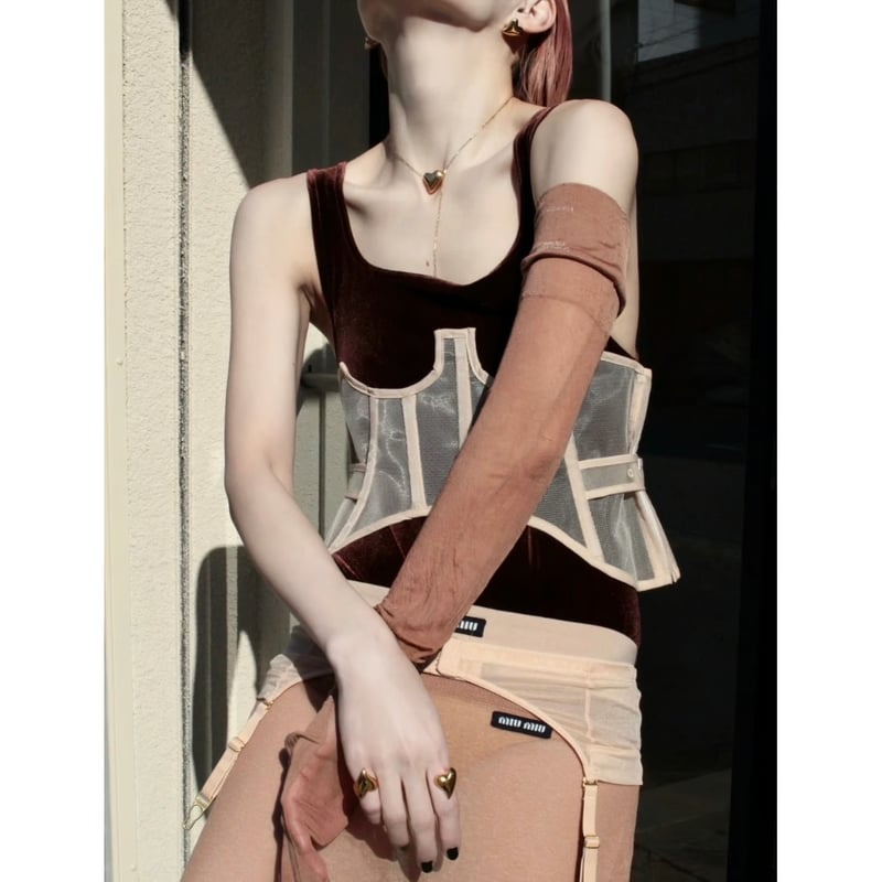 Heart pierce / Gold 【Silver 925 product】 | Soie