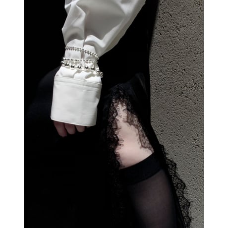 Ball chain hook necklace [Unisex line]