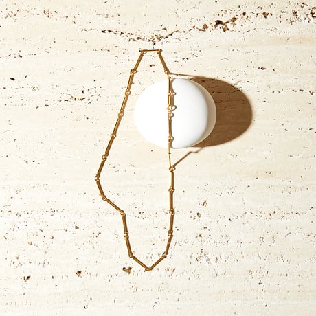 norme bamboo chain necklace (bold) / SV925＋Gold Plated
