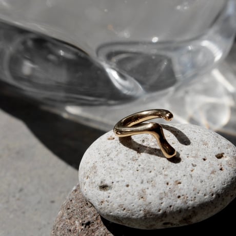 norme pulse earcuff / SV925＋Gold Plated