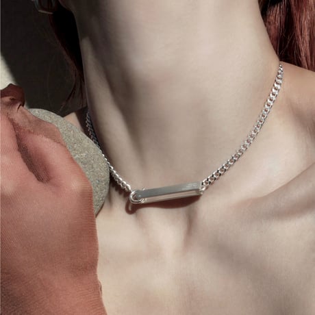 norme ID Plate necklace / SV925
