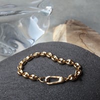norme puff marina  bracelet / SV925＋Gold Plated