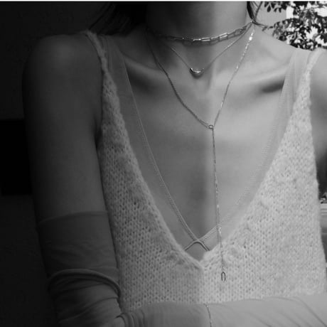 norme long frame necklace (Women's) / SV925＋Gold Plated