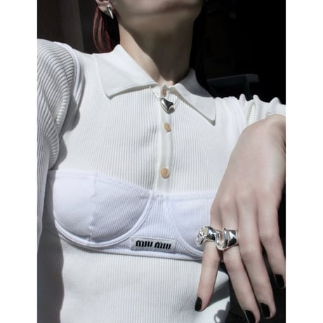 Heart necklace / Silver【Silver 925 product】