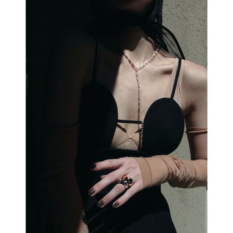 Layered necklace (3P) (mix color)