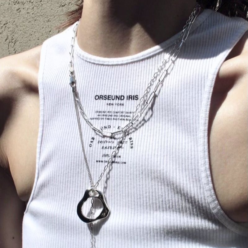 ソワリー Norme long frame necklace norme long frame necklace / Women's (Silver) |