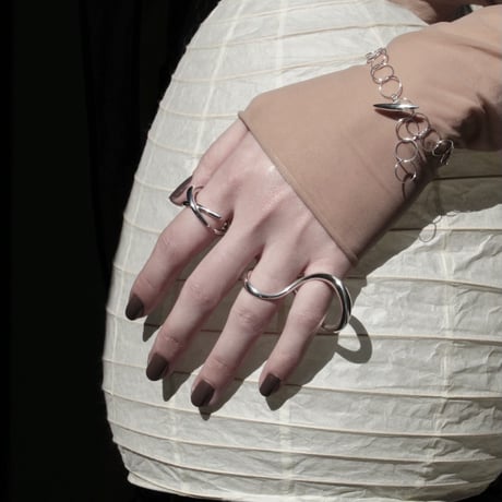 norme clear circle bracelet / SV925