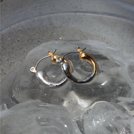 Metal art hoop pierce (mix color)
